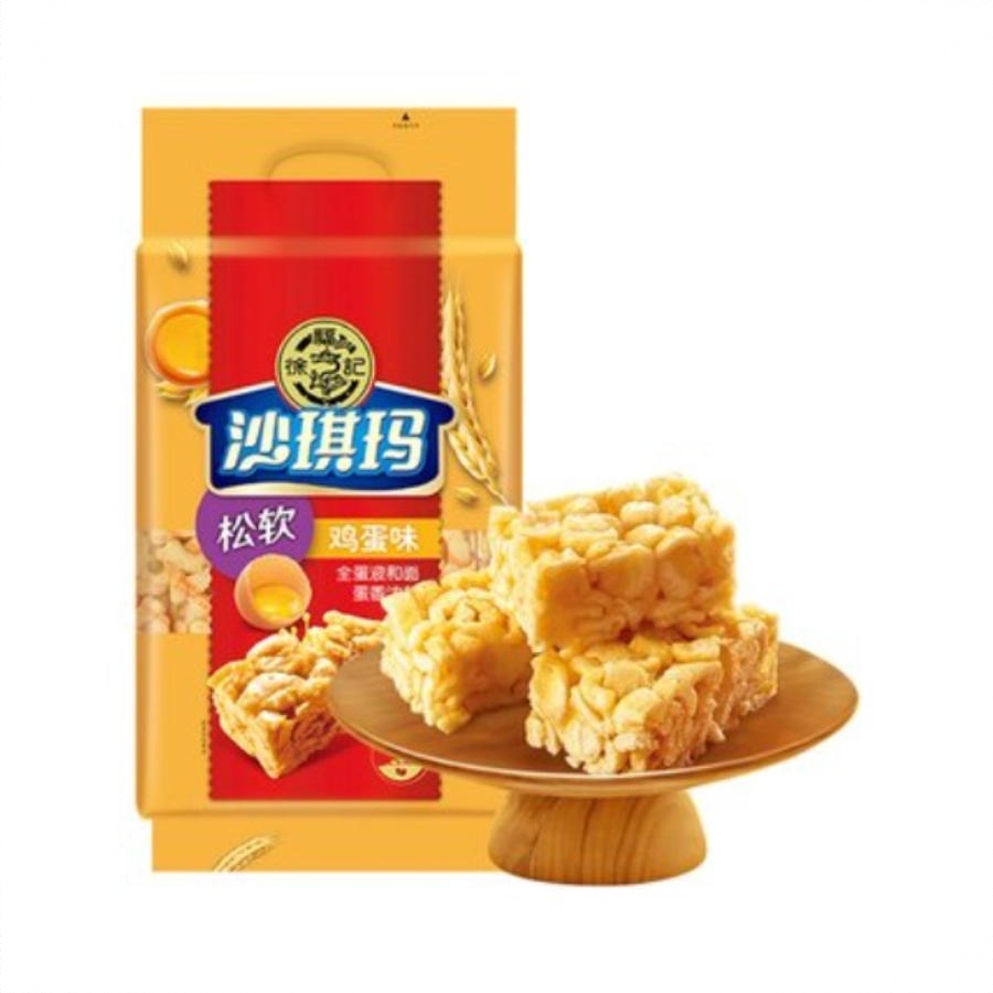沙琪玛 470g 袋装 早餐松软下午茶充饥 松软鸡蛋味