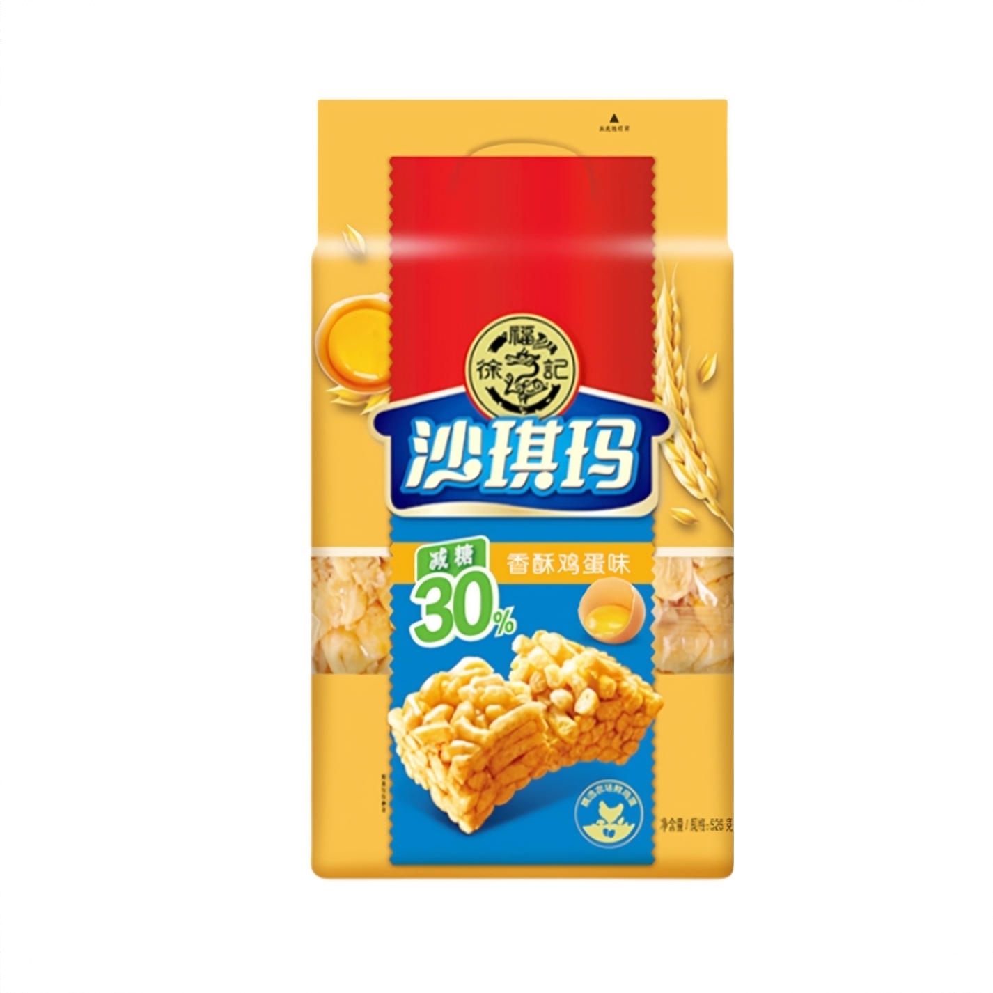 沙琪玛 526g 袋装 早餐下午茶香酥充饥松软老式减糖饱腹软糯 减糖味