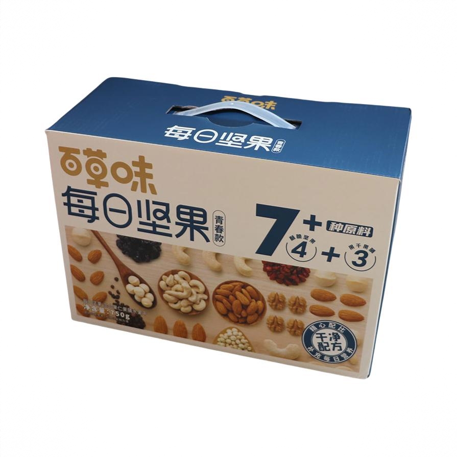 青春款 每日坚果 750g 盒装 本味甄果7种慢升糖高倍营养