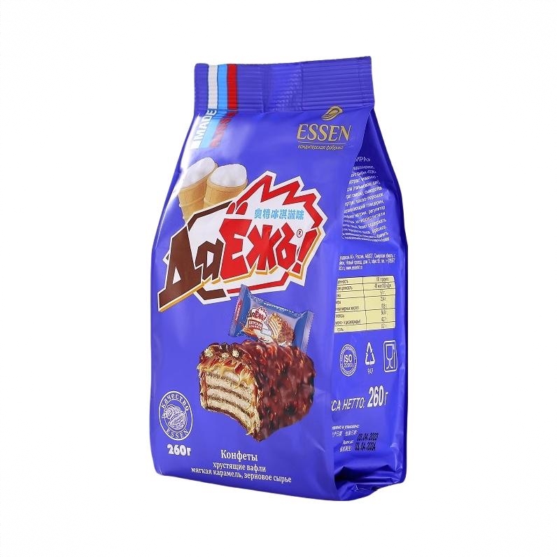 夹心饼干 260g 袋装 威化韧性 冰淇淋味