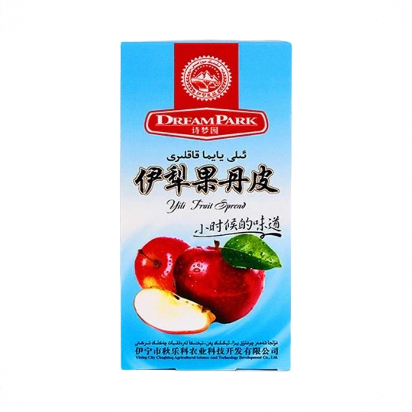 诗梦园 伊犁果丹皮 苹果味 500g 盒装