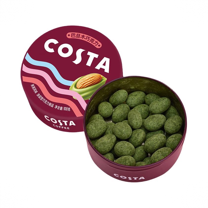 抹茶风味 100g 巴旦木巧克力 盒装