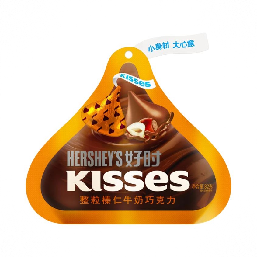 HERSHEY’S/好时 Kisses巧克力 82g 袋装 整粒榛仁牛奶
