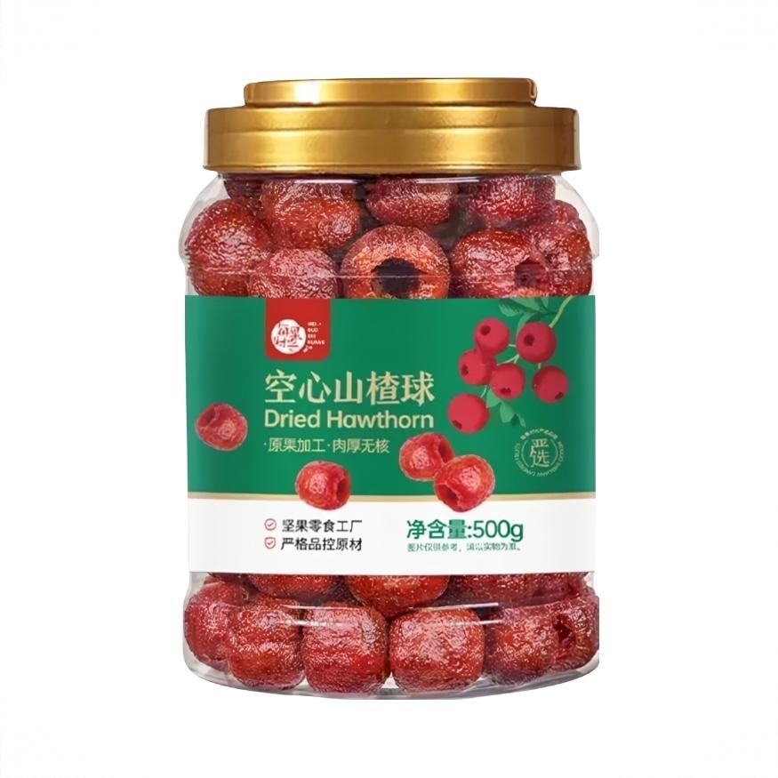 空心山楂球 罐装 无添加去核