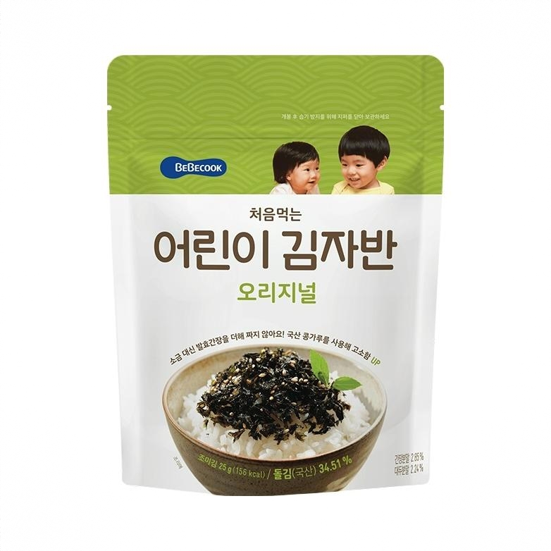 儿童无酸海苔碎拌饭料即食小零食非油炸无添加韩国进口可用无添加盐可用