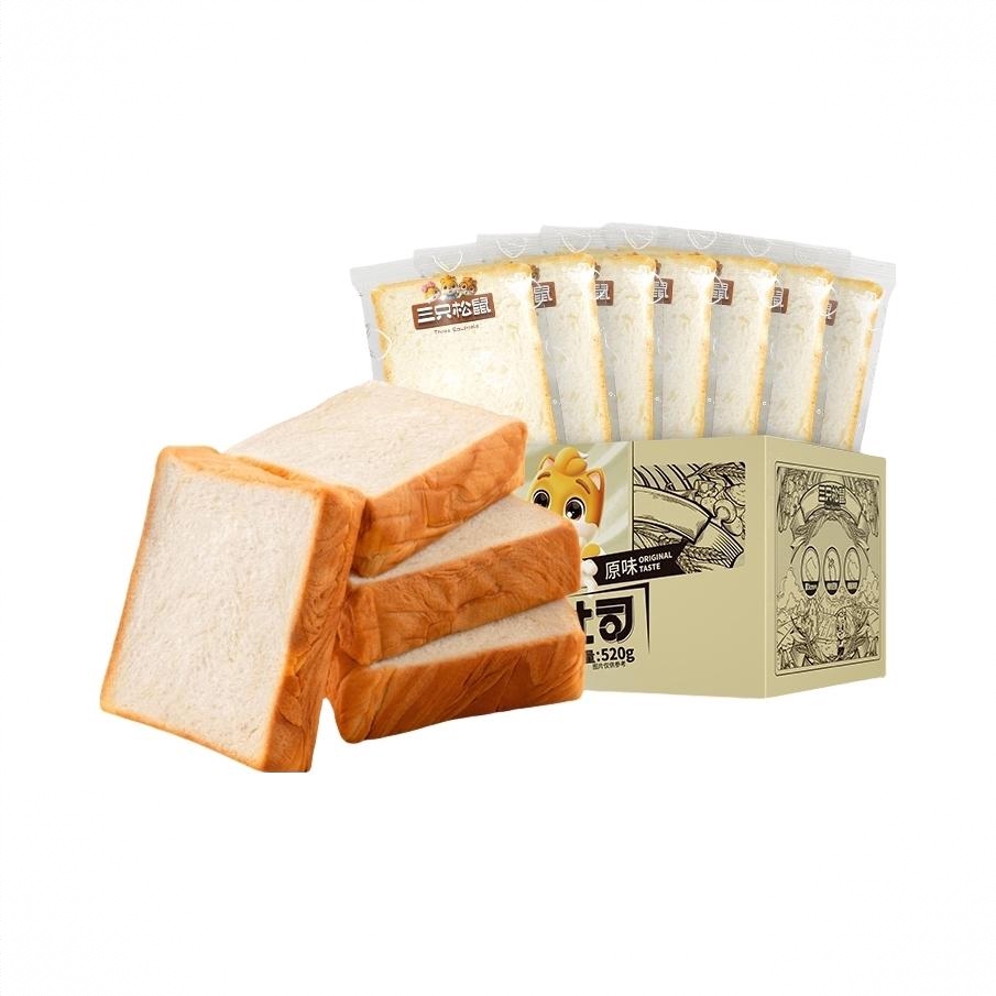 厚切牛乳吐司 520g 箱装 早点上班族饱腹原味