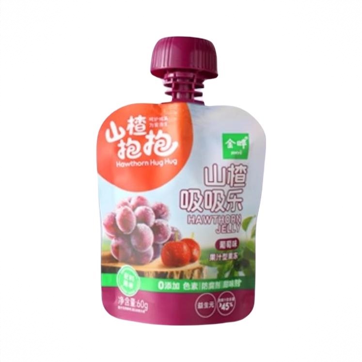 山楂吸吸乐果冻 60g 袋装 葡萄味