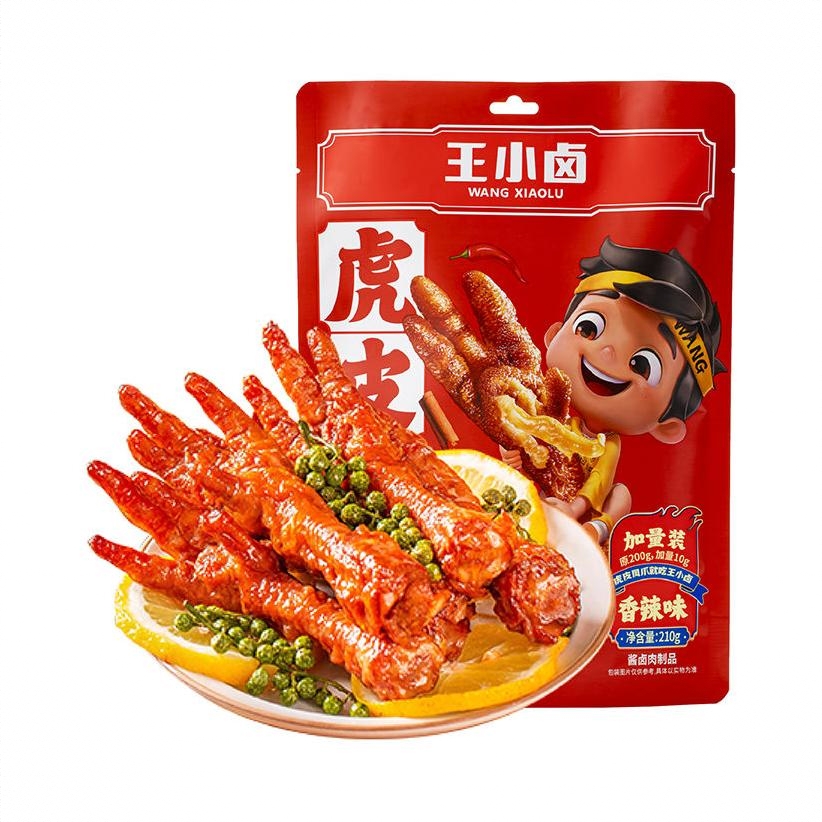 虎皮凤爪 加量装 香辣味 210g 袋装
