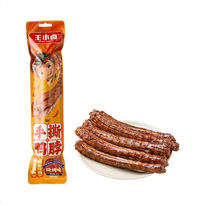 手撕鸭脖 烧烤味 65g 袋装