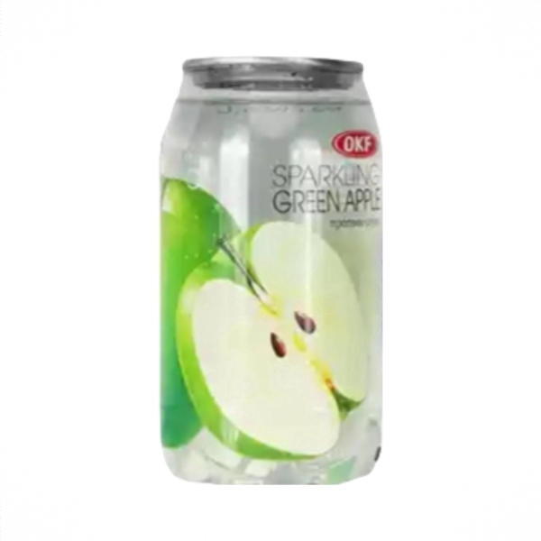 果味气泡水 350ml 罐装 青苹果味