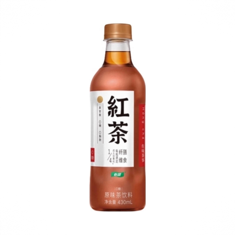 佐味茶事 红茶 0糖0脂 原味茶饮料 430ml 瓶装