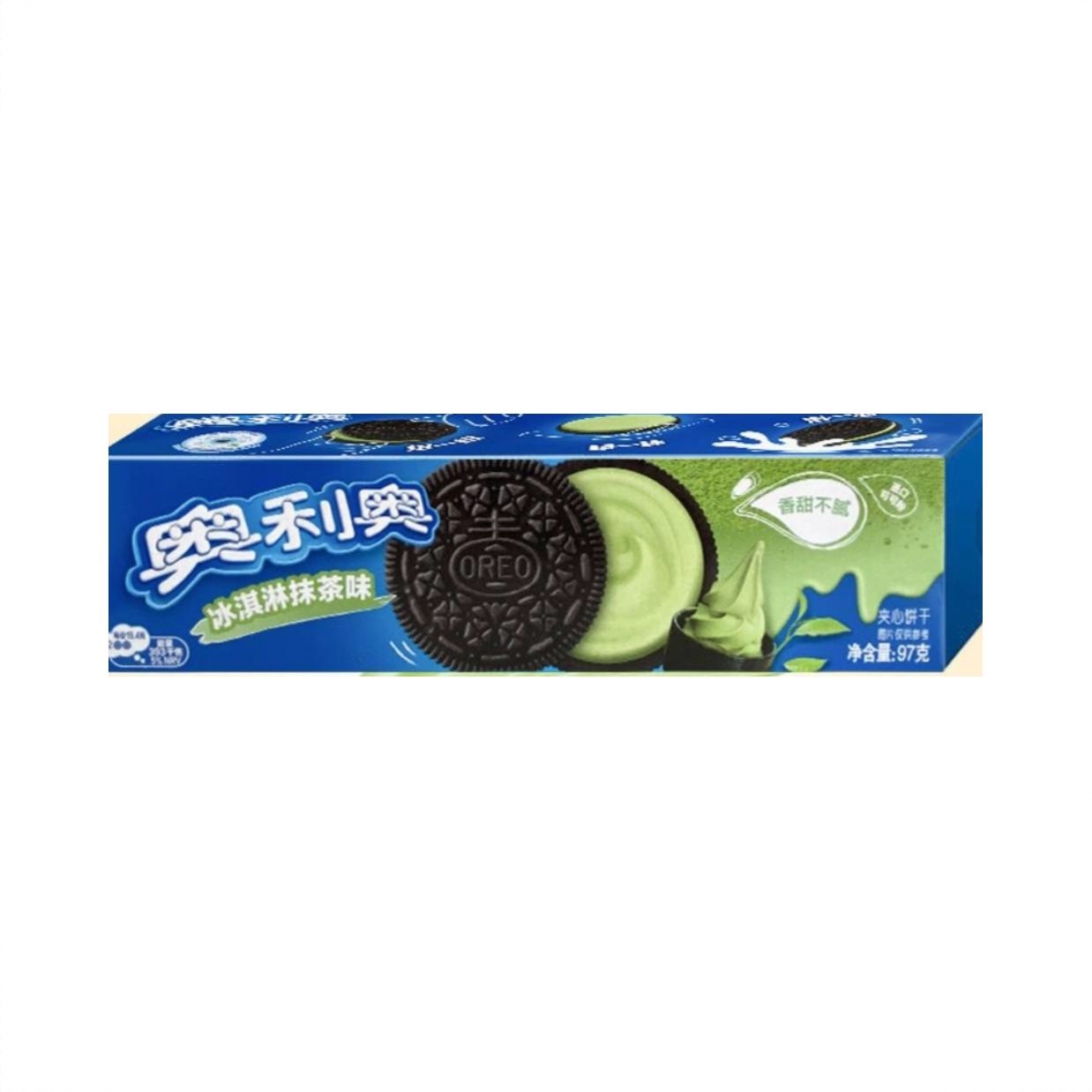 夹心饼干 冰淇淋抹茶 97g 盒装 解馋