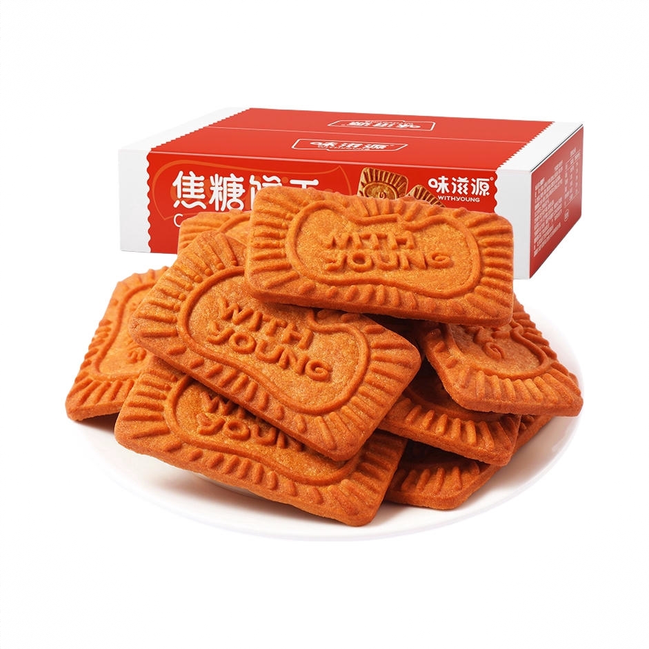 焦糖饼干 箱装 比利时风味 500g